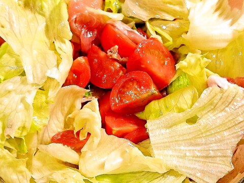 バーニャカウダ風ドレッシングサラダ